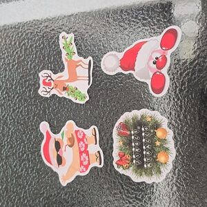 Stickers - Silly Christmas Pack - Set of 4 - Bag #45 - NWOT